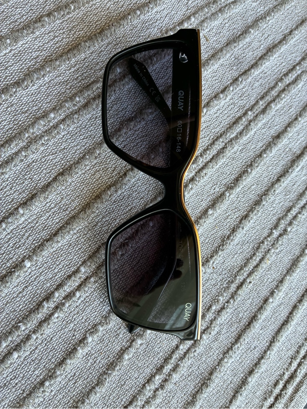 Quay Top Shelf Women’s Sunglasses — Glossy Black Frame